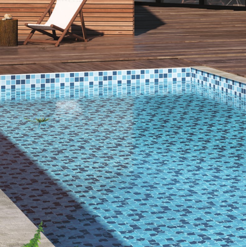 Mosaic Swimming Pool Tiles 327x327 MM for Pool, Spa, Bathroom & Wall Design